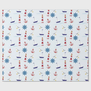 Navy wrapping paper