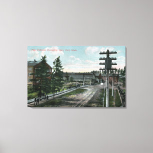 Navy Yard Main Entrance View Canvas Print