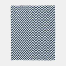 Navy Zig Zag Wave Pattern