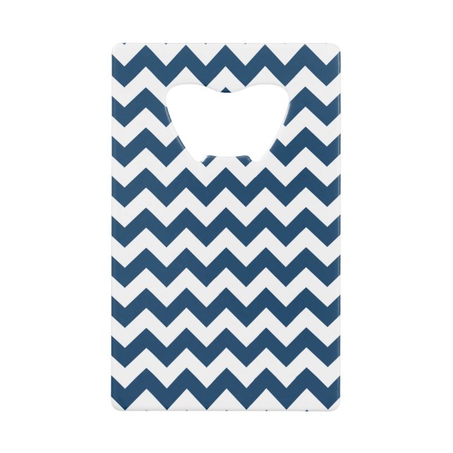 Navy Zigzag, Navy Chevron, Geometric Pattern (Front)