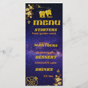 Navybl & old Dental Hygienist Graduation Party Me Menu