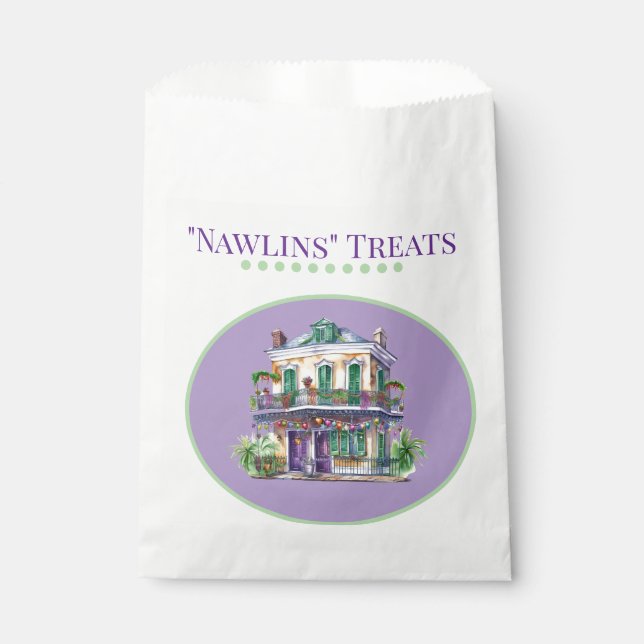 Nawlins Treats Favour Bags (Front)