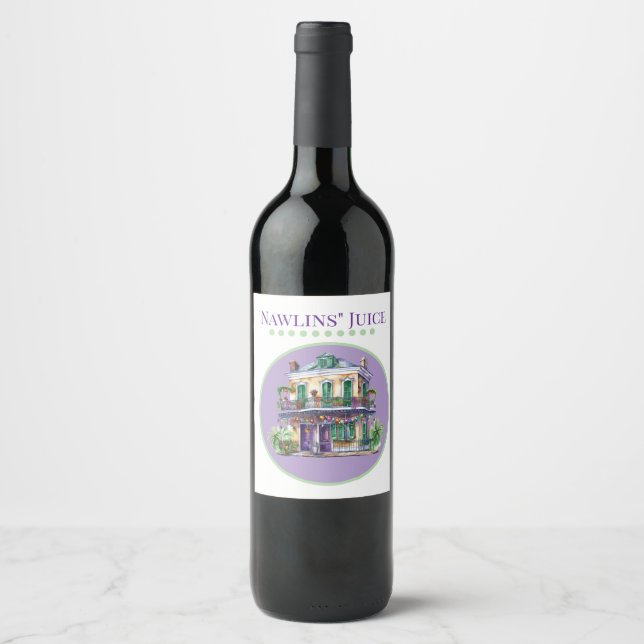 Nawlins Wine Label (Front)