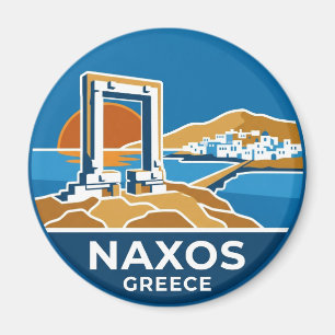 Naxos Greece Magnet