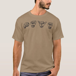 Naya Name Hand Sign Language ASL Gift Named Naya T-Shirt