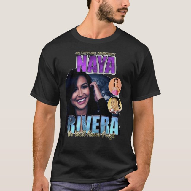 Naya Rivera Rest In Peace RIP Memorial Gift   T-Shirt (Front)