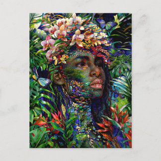 “Nayari” - Jungle Mirage - Women In Amazonia Holiday Postcard
