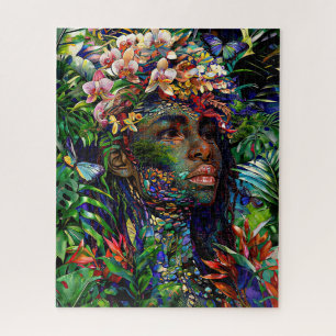 “Nayari” - Jungle Mirage - Women In Amazonia   Jigsaw Puzzle