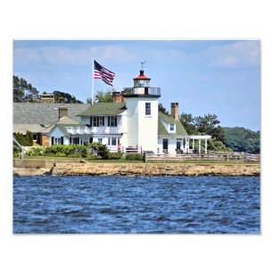 Nayatt Point Lighthouse, Rhode Island Photo Print