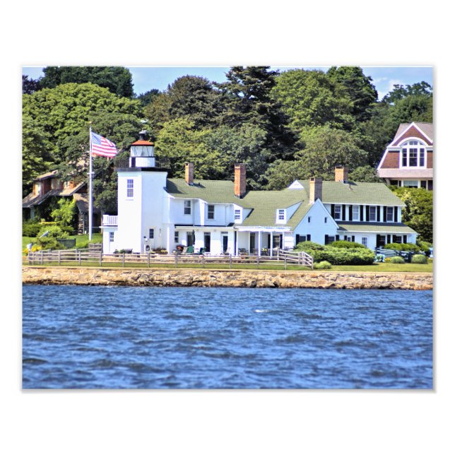 Nayatt Point Lighthouse, Rhode Island Photo Print (Front)