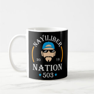 Nayib Bukele Nayiliber Nation 503 El Salvador Coffee Mug