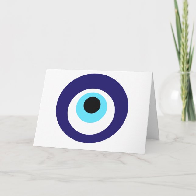 Nazar amulet (nazar boncuğu) card (Front)