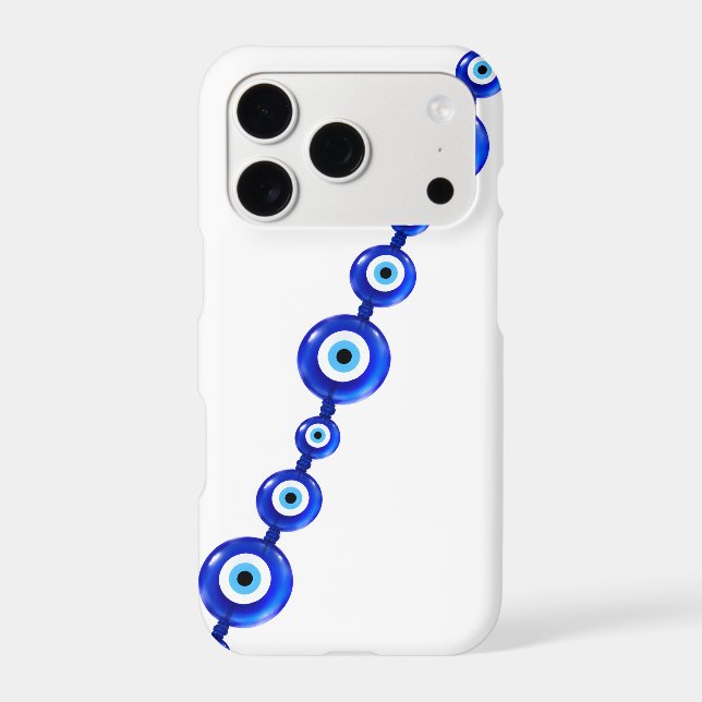Nazar Bead Strand Bracelet iPhone Case (Back)