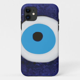 Nazar Evil Eye Protection Amulet Blue Bead Symbol iPhone 11 Case