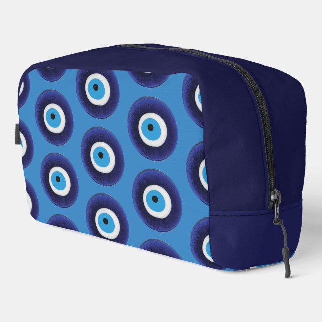 Nazar Evil Eye Protection Symbol Dopp Kit (Right Corner)