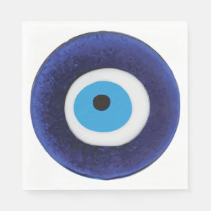 Nazar Evil Eye Protection Symbol Napkin