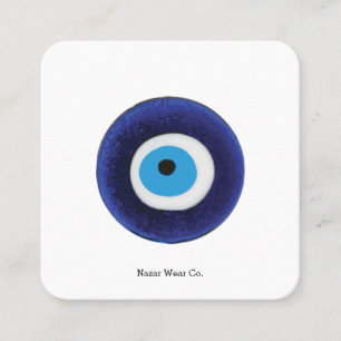 Nazar Evil Eye Protection Symbol Square Business Card