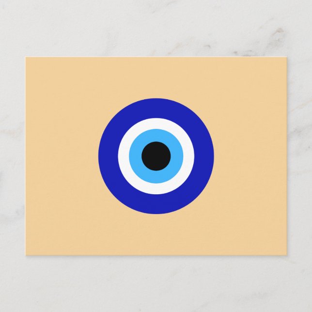 Nazar Evil Eye Protection Talisman Postcard (Front)