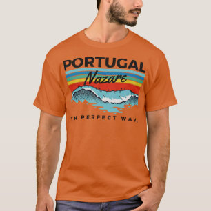 Nazar Portugal Big Wave Surfing Surf Waves 2 T-Shirt