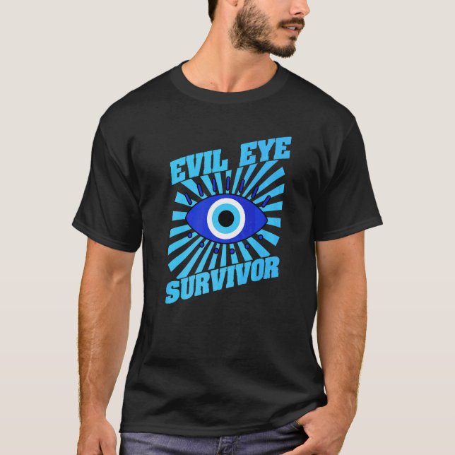 Nazar The Evil Eye Protection For Greek A Spiritua T-Shirt (Front)