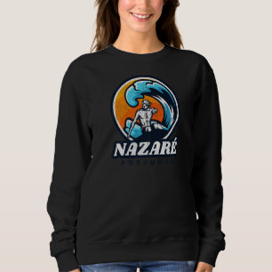 Nazare Portugal Surfing Competition Vintage Surf S Sweatshirt