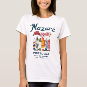 Nazare Portugal Vintage Surfing _4  T-Shirt