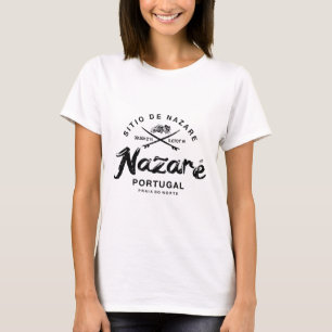 Nazare Portugal Vintage Surfing T-Shirt