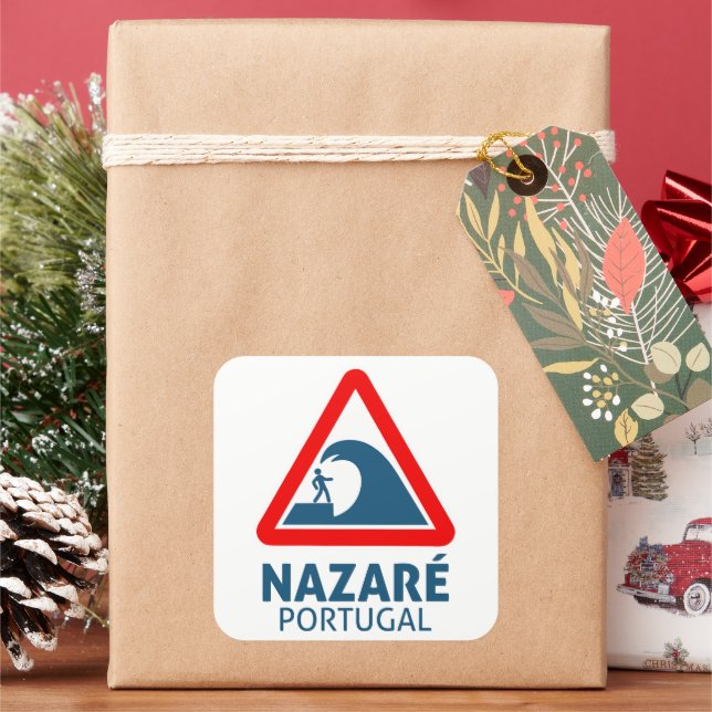 Nazare Square Sticker (Holiday)