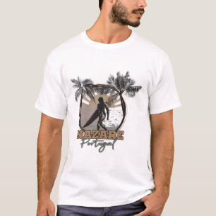 Nazare Surfer I Portugal Retro I Surfing I Nazare T-Shirt