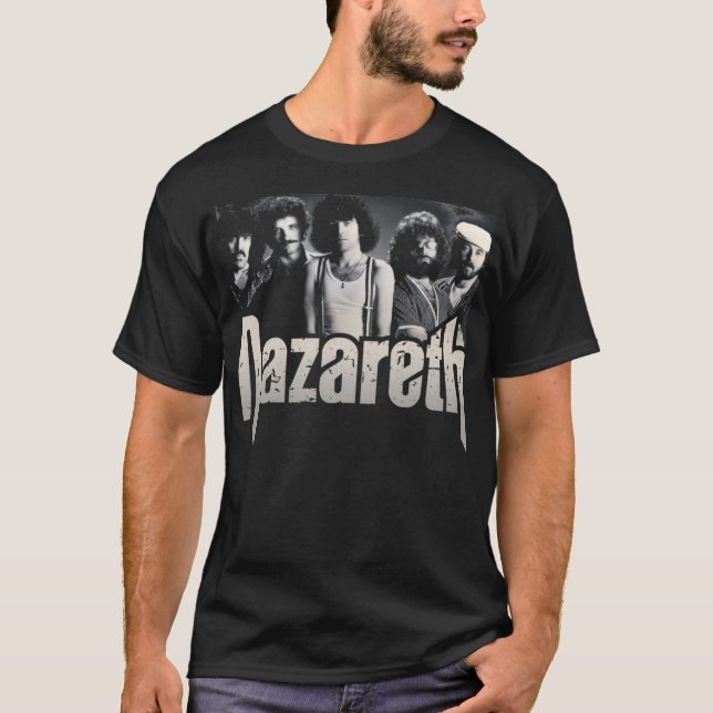 Nazareth Band Rock Music Scotland Hard Love Hearts T-Shirt (Front)