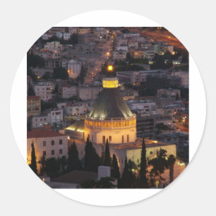 Nazareth, the city of Jesus parents Classic Round Sticker