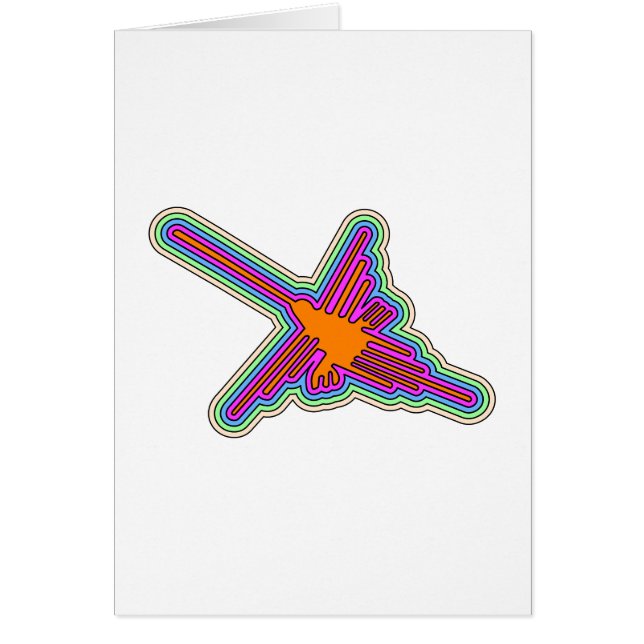 Nazca Hummingbird Peru Drawing (Front)