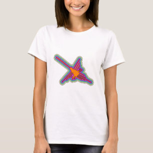 Nazca Hummingbird Peru Drawing T-Shirt