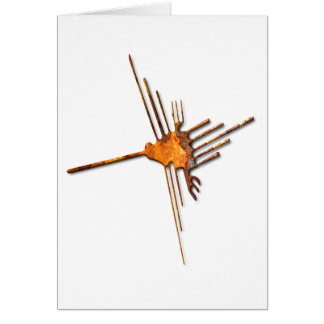 Nazca Hummingbird rust Card