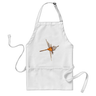 Nazca Hummingbird rust Standard Apron