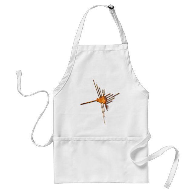 Nazca Hummingbird rust Standard Apron (Front)