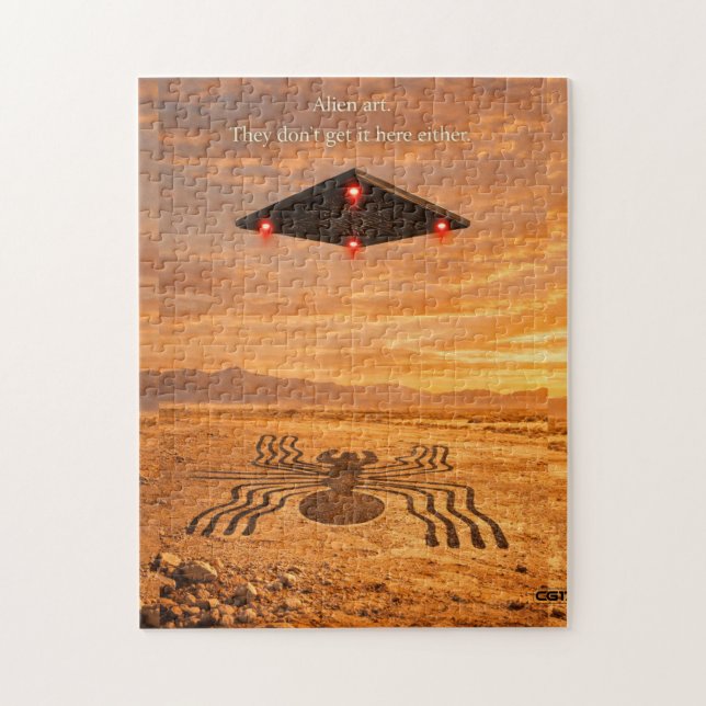 Nazca Jigsaw Puzzle (Vertical)