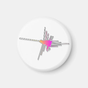Nazca Lines Hummingbird Magnet