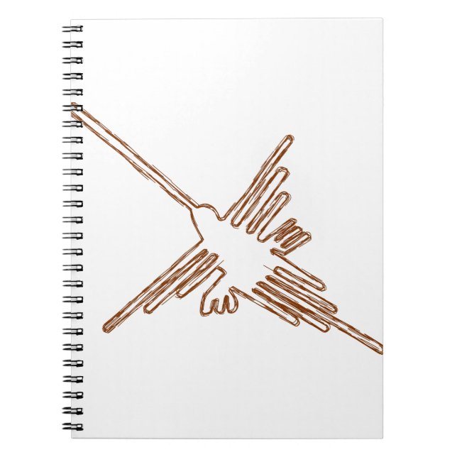 Nazca Lines Hummingbird Sketch Notebook (Front)