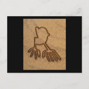 NAZCA LINES MANOS HANDS NAZCA LINES ART Geoglyphs Postcard