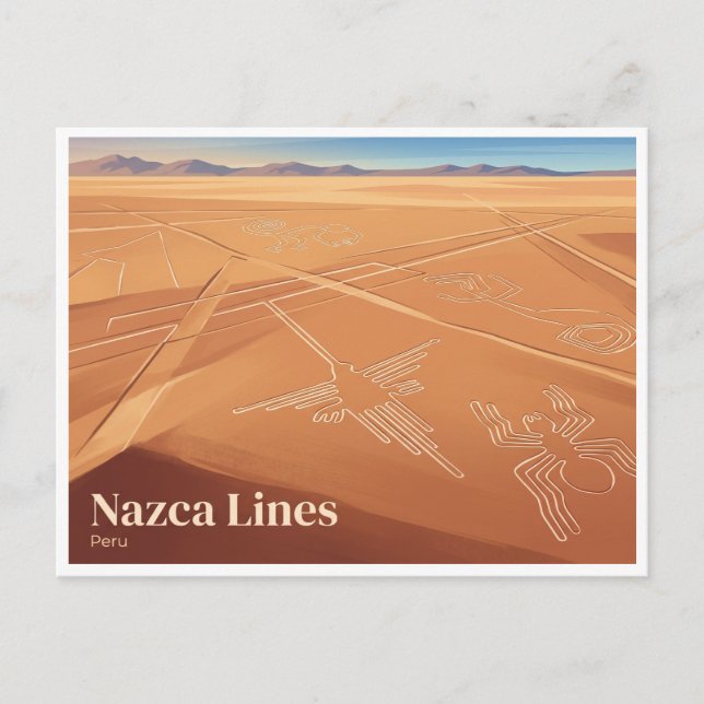 Nazca Lines Peru Postcard (Front)