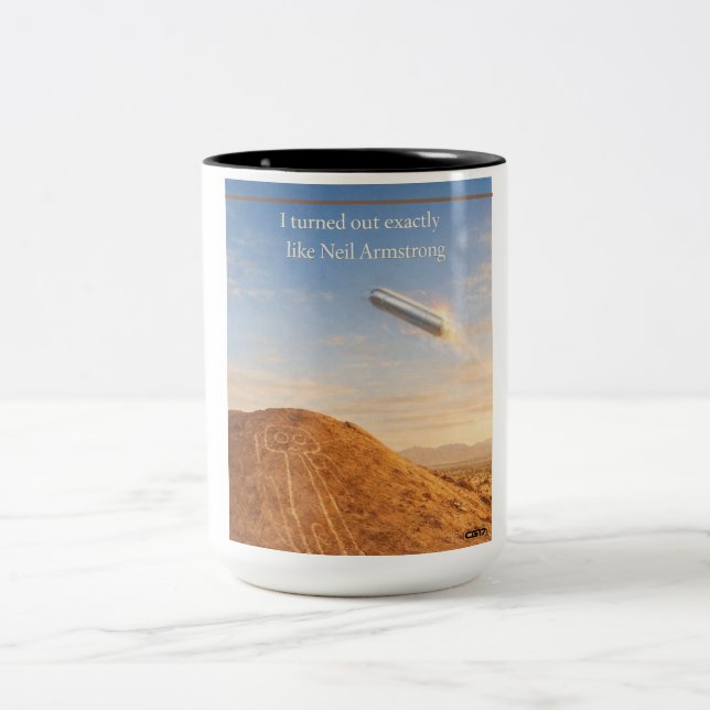 Nazca Spider Two-Tone Coffee Mug (Center)