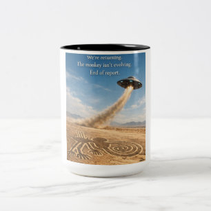 Nazca Spider Two-Tone Coffee Mug