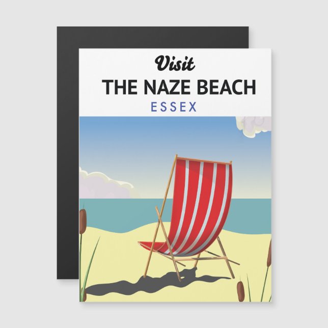  Naze Beach Essex travel poster (Front/Back)