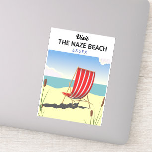  Naze Beach Essex travel poster