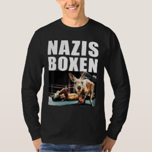 Nazis Boxing Demo Against Right And Violence With T-Shirt