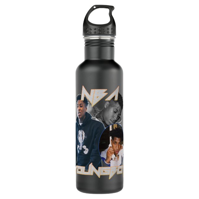 NBA YOUNGBOY Classic Essential T Shirt 710 Ml Water Bottle (Front)