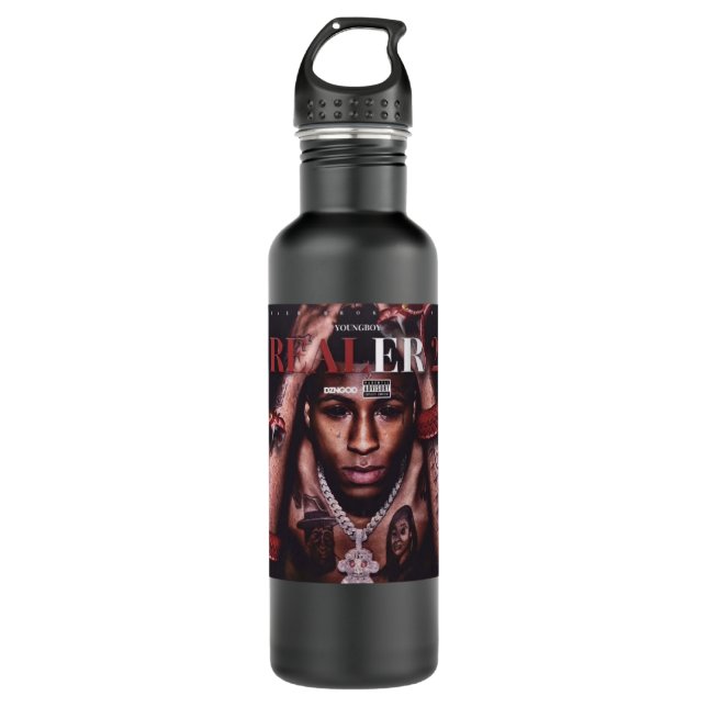 NBA Youngboy Poster Essential T Shirt 710 Ml Water Bottle (Front)