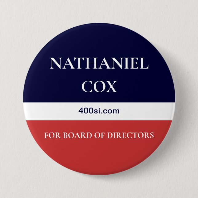 NBC BOD Campaign Button (Front)