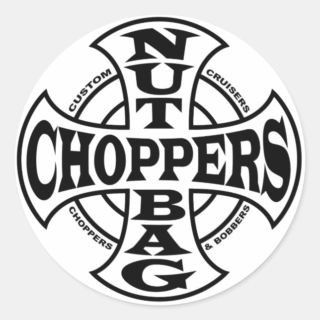 NBC CLASSIC ROUND STICKER (Front)